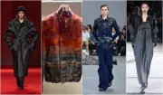 Luxury Fashion Blends Leather with Diverse Textures in Seamless Hybrid Garments