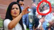 Mahua Moitra Alleges BJP Worker Caught on Camera Pelting Stones at Abhishek Banerjee