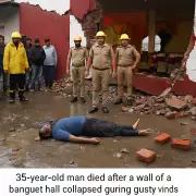 Man dies as wall collapses in storm, mango crop hit in Bijnor