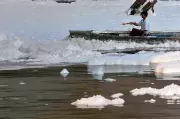 Man Dressed as Cockroach Protests Yamuna Pollution in Mathura