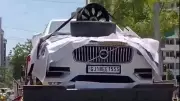 Man Gets Volvo's Broken Alloy Wheel Towed Around Ahmedabad, Cites Poor Quality