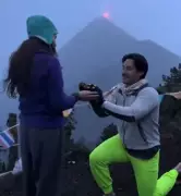 Man Proposes as Volcano Erupts in Guatemala: Most Cinematic Proposal