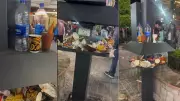 Manali Phone Charging Station Turned into Dustbin, Netizens Furious