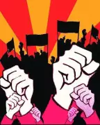 Maradu Residents Protest Power Outage at KSEB Office
