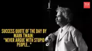 Mark Twain Quote: Never Argue with Stupid People – A Success Lesson