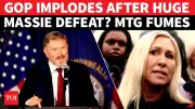 Massie Defeat Sparks GOP Civil War as Epstein Link Emerges, MTG Explodes