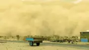 Massive Dust Whirlwind Sweeps Through Rajasthan's Jaisalmer District