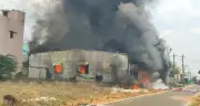 Massive Fire at Pillow Factory Near Karur Causes Losses Worth Lakhs