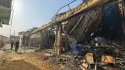 Massive Fire in Noida's Shahberi Market Destroys Eight Shops, Traders Suffer Losses