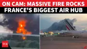 Massive Fire Near Charles de Gaulle Airport Triggers Emergency Response