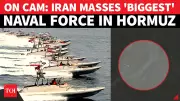 Massive IRGC Naval Swarm Spotted Near US Warships in Strait of Hormuz