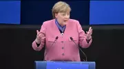 Merkel Urges Europe to Stay Course on Social Media, AI Regulation