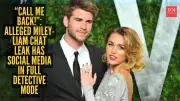Miley Cyrus and Liam Hemsworth Alleged Leaked Chat Sparks Online Frenzy