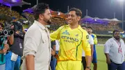 MS Dhoni Hugs Suresh Raina as CSK Take Lap of Honour After Last Home Game of IPL 2026