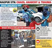 Nagpur Railway Station Cab Rollout Stalled by Bureaucratic Hurdles, Commuters Suffer