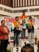 Nagpur's Chess Prodigy Shaunak Badole Wins Two Gold Medals at Commonwealth Youth Chess Championship