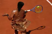 Naomi Osaka Stuns in Custom Gold Nike Dress at French Open 2026