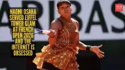 Naomi Osaka Stuns in Gold Sequin Dress at French Open 2026