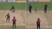 Nepal captain Rohit Paudel involved in controversial LBW dismissal during ICC Cricket World Cup League Two match against USA