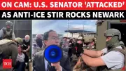 New Jersey Senator Andy Kim Pepper-Sprayed at Anti-ICE Protest Clash