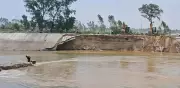 Newly relined canal portion washes away in Faridkot, raising quality concerns