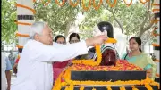 Nitish Kumar Visits Ancestral Village on Wife's Death Anniversary