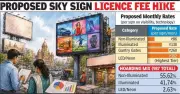 NMC Proposes Revised Sky Sign Licence Fees for LED Hoardings