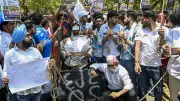 NSUI Protests at CBSE HQ Demanding Transparency in Evaluation System