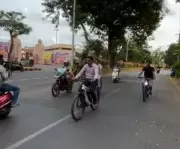 NTR Collector Promotes E-Mobility with Battery Cycle Ride