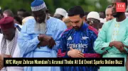 NYC Mayor Zohran Mamdani Wears Arsenal Thobe for Eid, Sparks Online Buzz