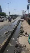 Open Drain and Garbage Trouble Residents Outside Capital Mall in Jaipur