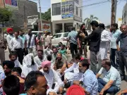 Opposition parties protest in Punjab over rejection of nomination papers