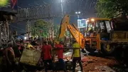 Over 150 illegal stalls near Howrah station demolished in anti-encroachment drive
