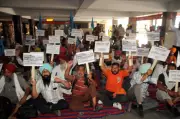 PB Roadways, Punbus, PRTC Contractual Staff Protest in Amritsar