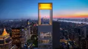 Pencil Tower Blocks Iconic Empire State Building View in NYC
