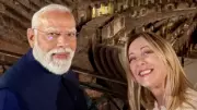 PM Modi arrives in Rome, welcomed by Italian PM Meloni for strategic talks