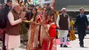 PM Modi Gets Bengali-Style Welcome in Sweden's Gothenburg