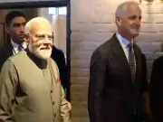 PM Modi Visits Akershus Castle in Oslo with Norwegian PM
