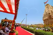PM Modi Witnesses IAF Suryakiran Flypast at Somnath Temple Festival