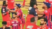 Pooran and Krunal's Collar-Grabbing Moment Goes Viral in IPL 2026