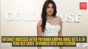 Priyanka Chopra's Gold House Gala Outfit Blends Chikankari with Futurism