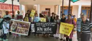 Protest in Dehradun Demands Release of Activists Arrested in Noida Violence