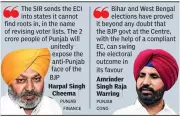 Punjab Congress Leaders Question EC's Electoral Roll Revision Timing