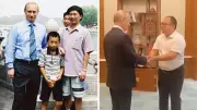 Putin Reunites with Chinese Engineer After 26 Years