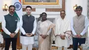 Raghav Chadha Meets President, Alleges Misuse of Power by Punjab Government