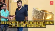 Railway Staff Retrieve Gold Ring from Train Toilet Drain