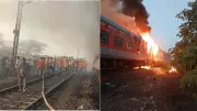 Rajdhani Express Fire in MP: Panic on Train, Passengers Safe, Rail Traffic Hit