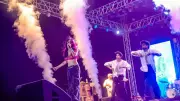Rashmeet Kaur Headlines Hindu College Fest with High-Energy Performance