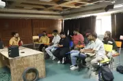 Rohtak Students Learn Set Crafting from Bollywood Expert