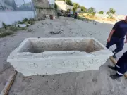 Roman Sarcophagus Used as Bar Counter for 4 Years at Bulgarian Beach
